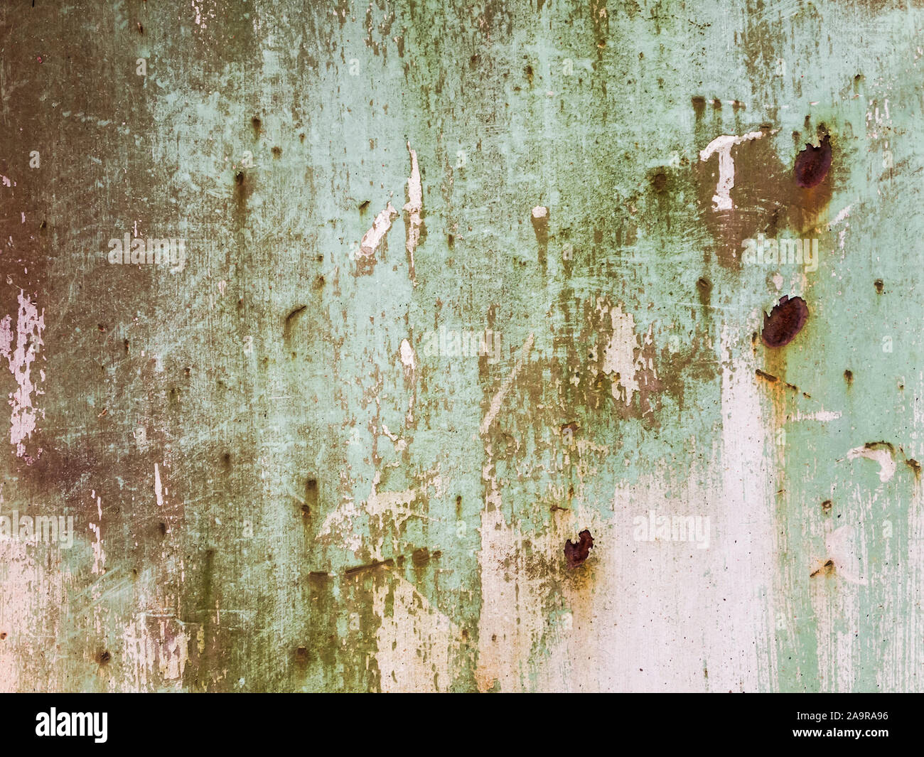 Ein Hintergrund, bestehend aus einer rostigen Stahlplatte Stock Photo