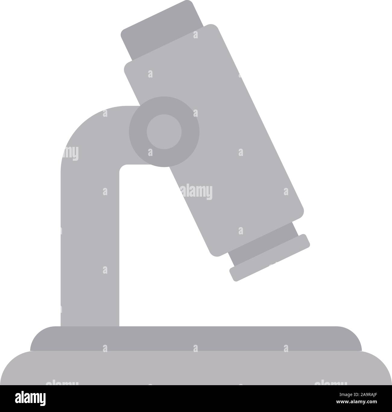 school microscope flat style icon vector illustration design Stock ...