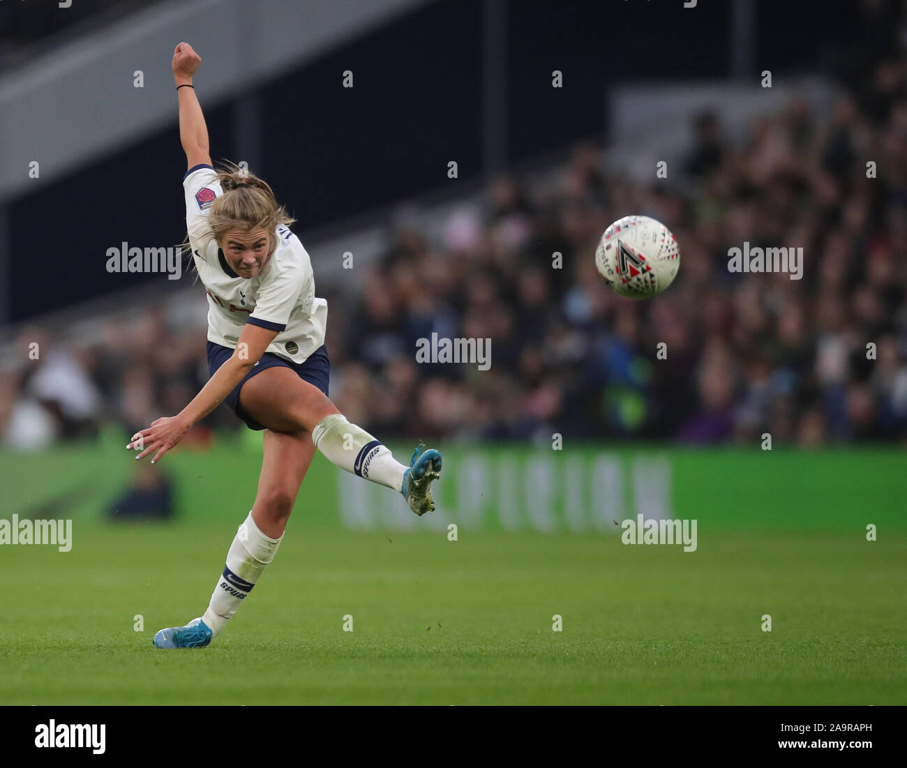 Tottenham Hotspur's Rianna Dean during the FA Women's Super League match at the Tottenham Hotspur Stadium, London. Stock Photo