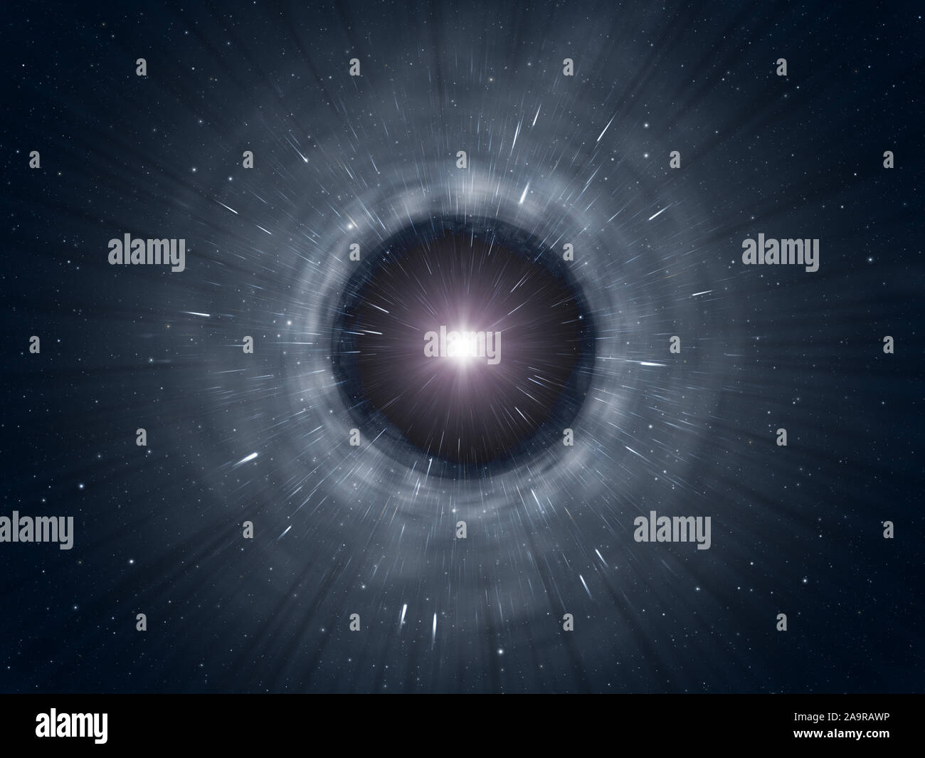 An image of a black hole background Stock Photo