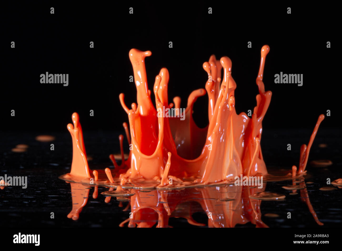 Splashes colored paint on hi-res stock photography and images - Alamy