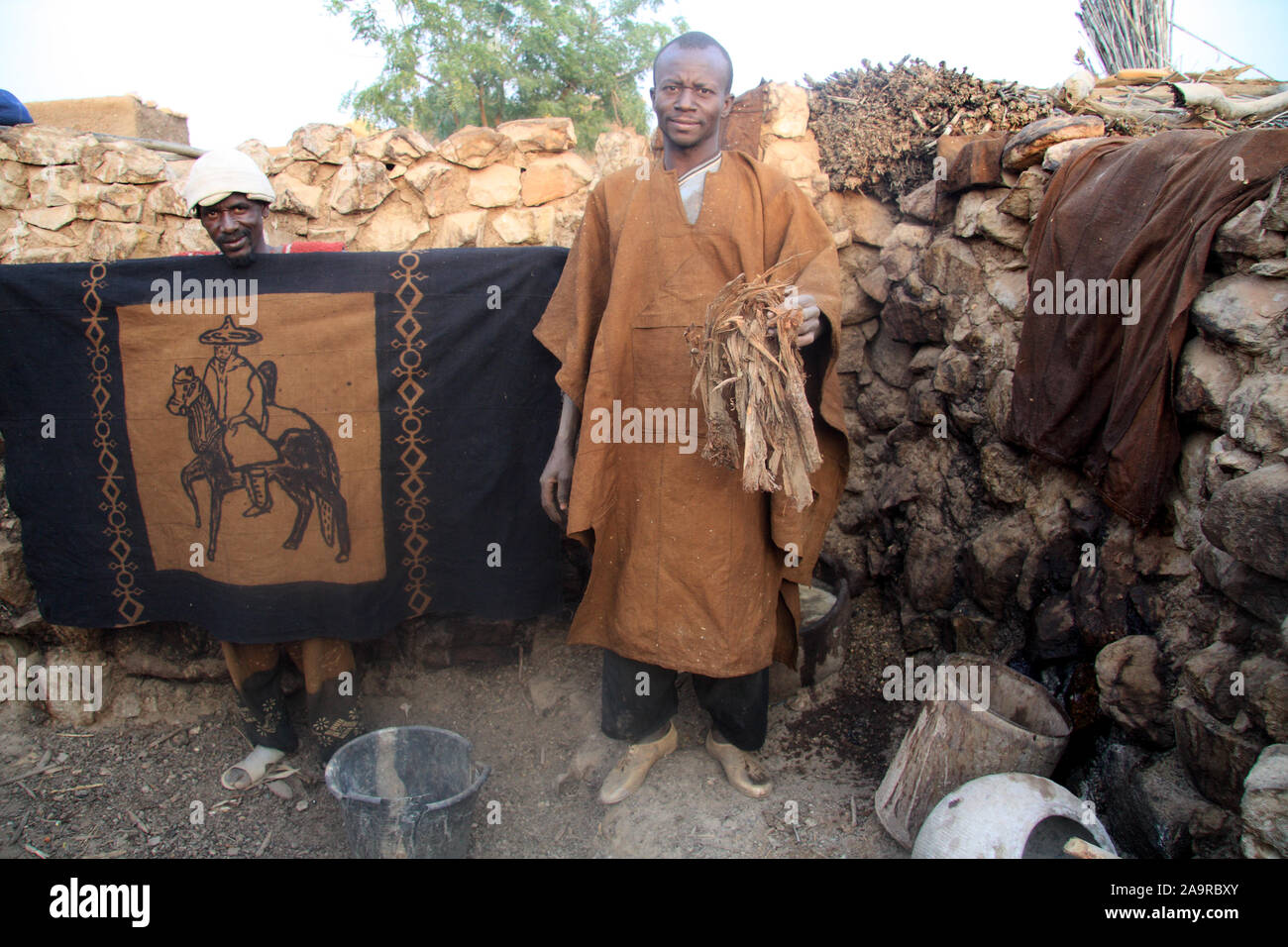 Dogon country : village of Mongui Stock Photo