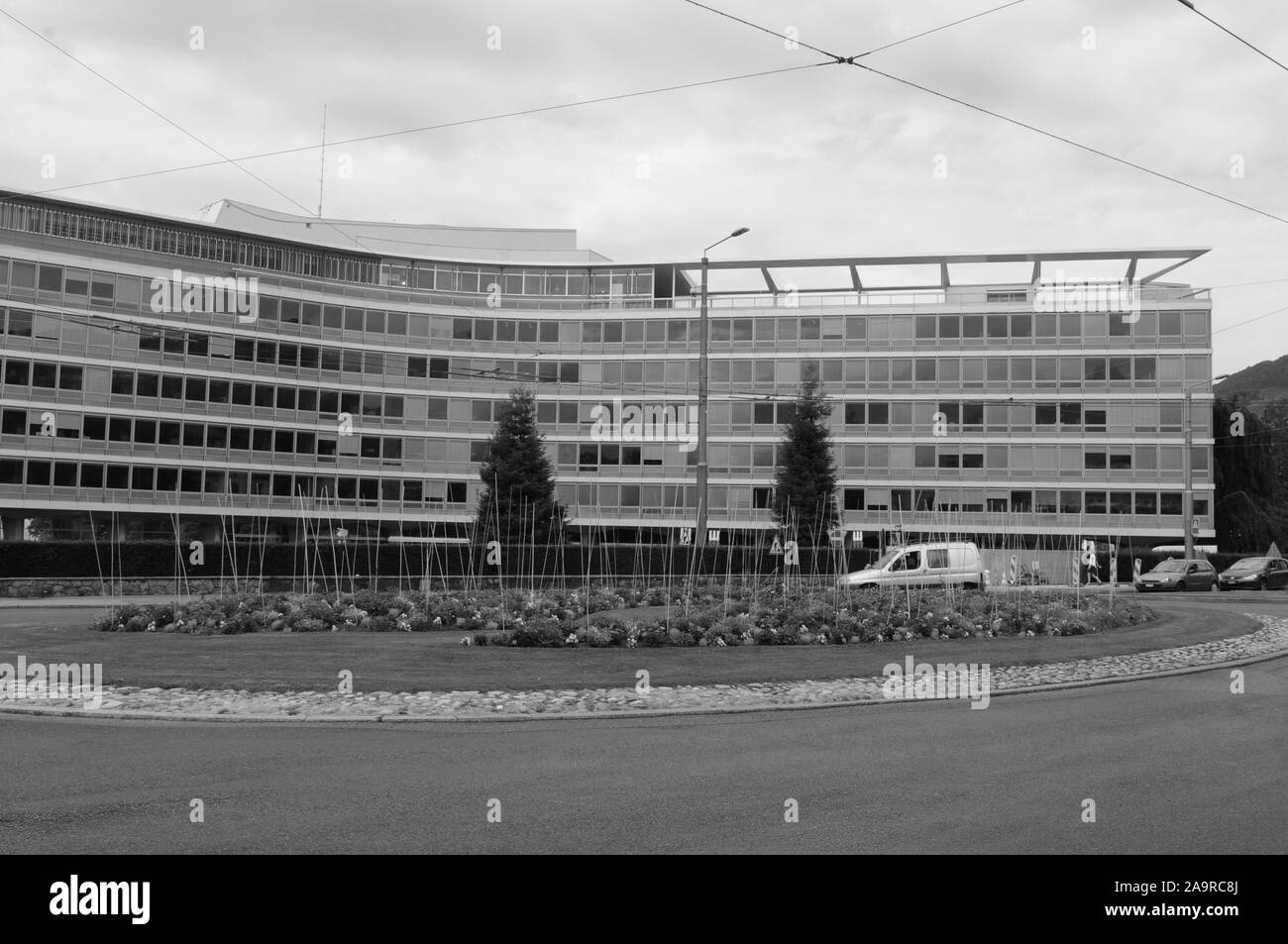 Lake Geneva Black And White Stock Photos Images Alamy