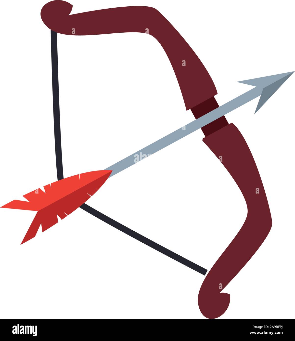 vector bow and arrows
