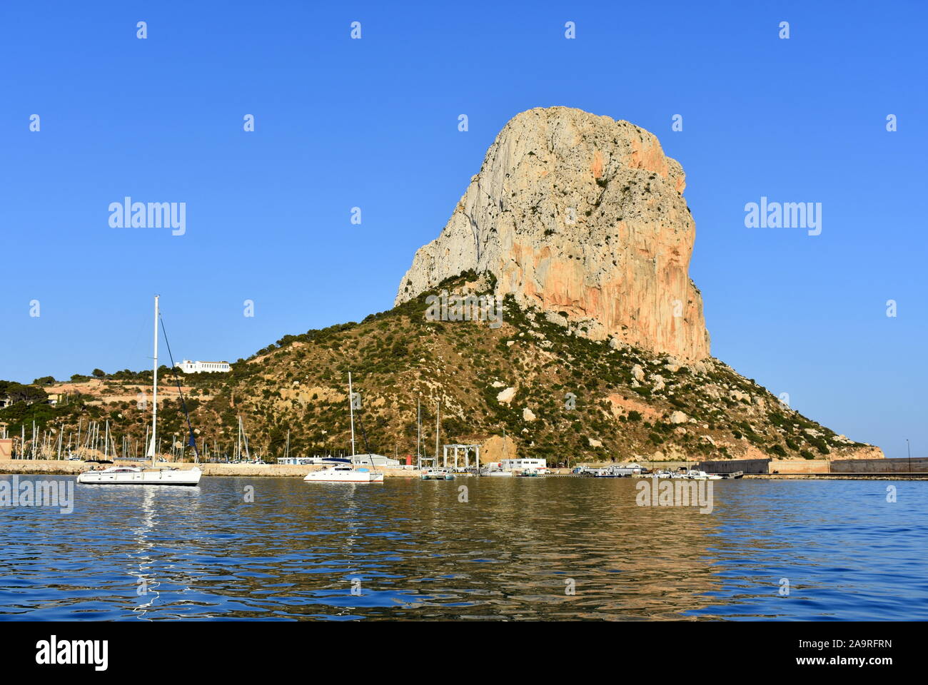 Peñon d'Ifach or Calpe rock, Calpe, Spain Stock Photo