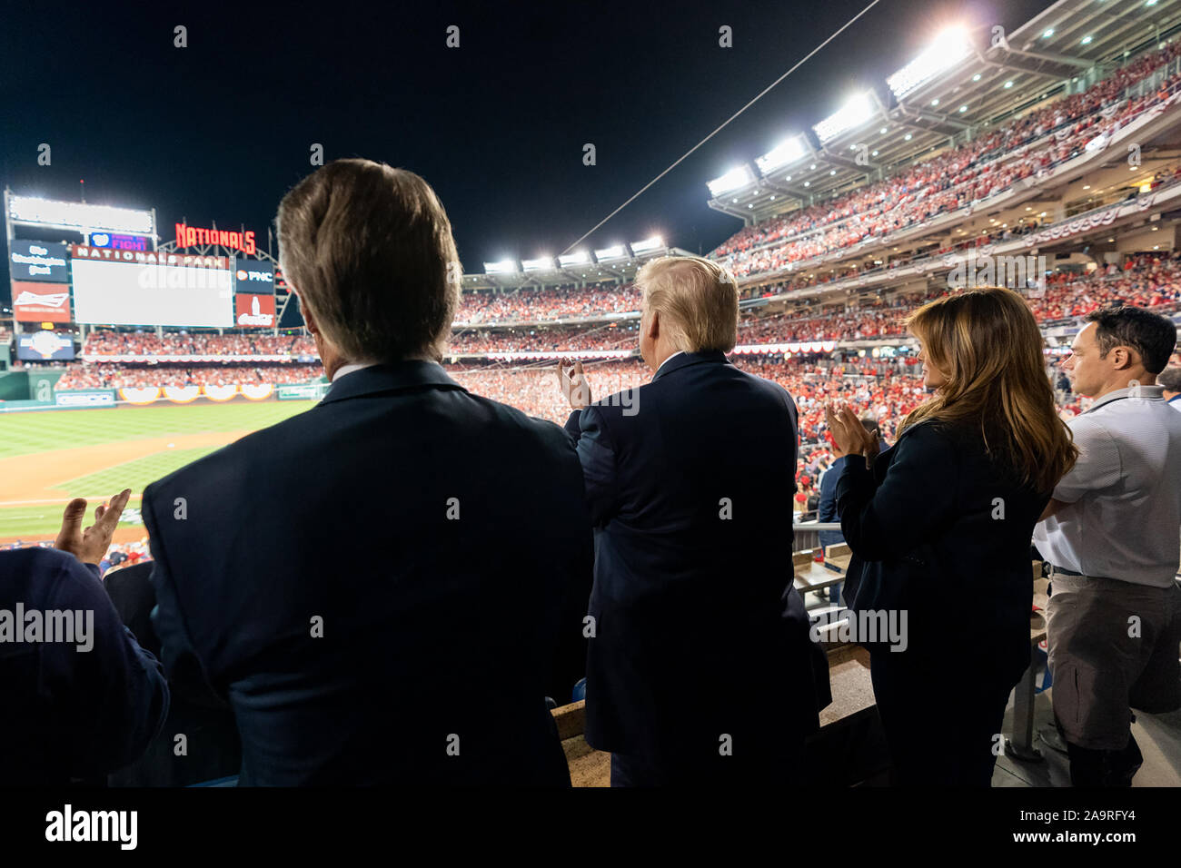 Video: Trump Does 'Tomahawk Chop' With Atlanta Fans at World Series