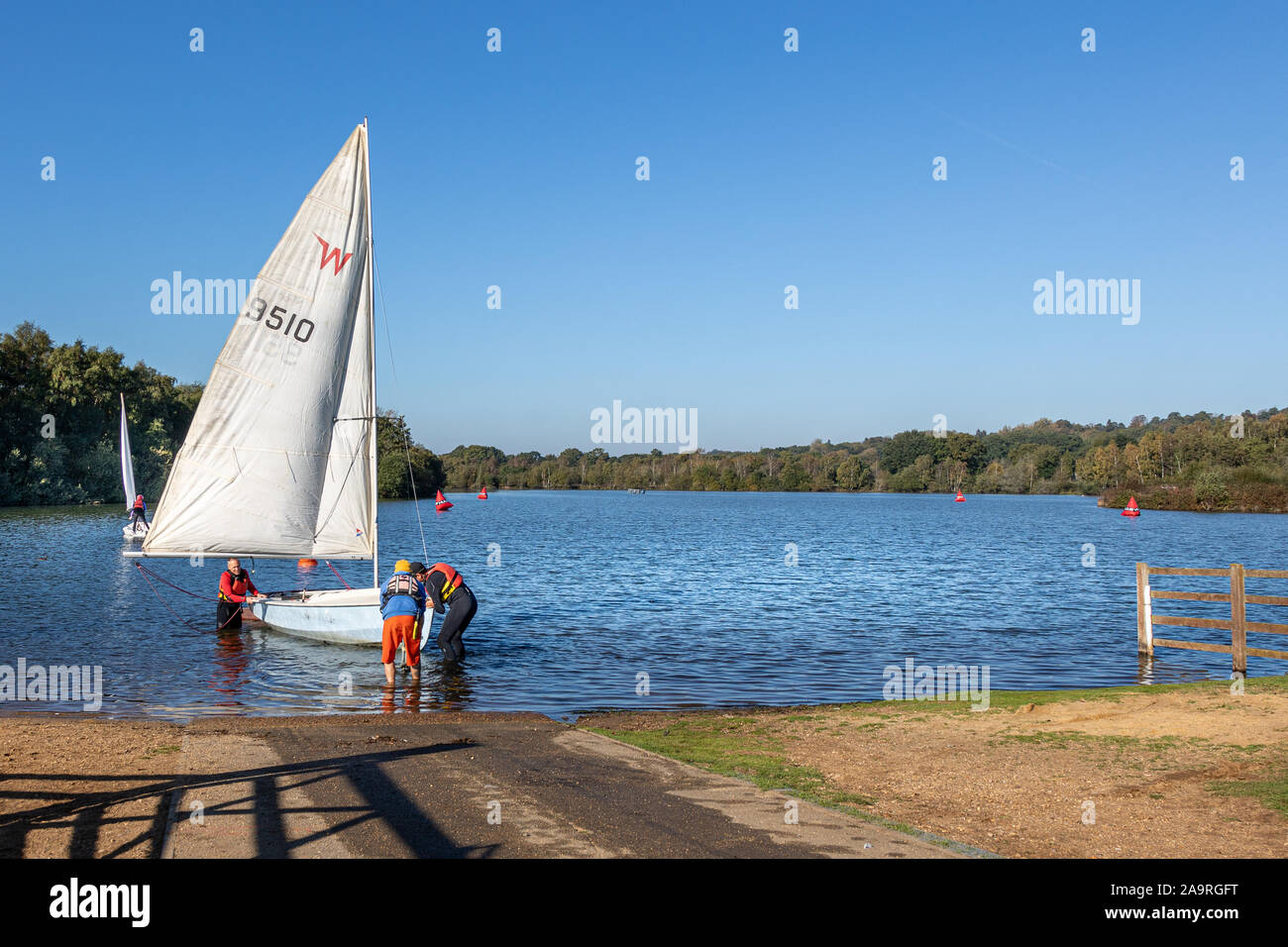 Horseshoe Lake, Yateley, Hampshire, England, UK Stock Photo Alamy
