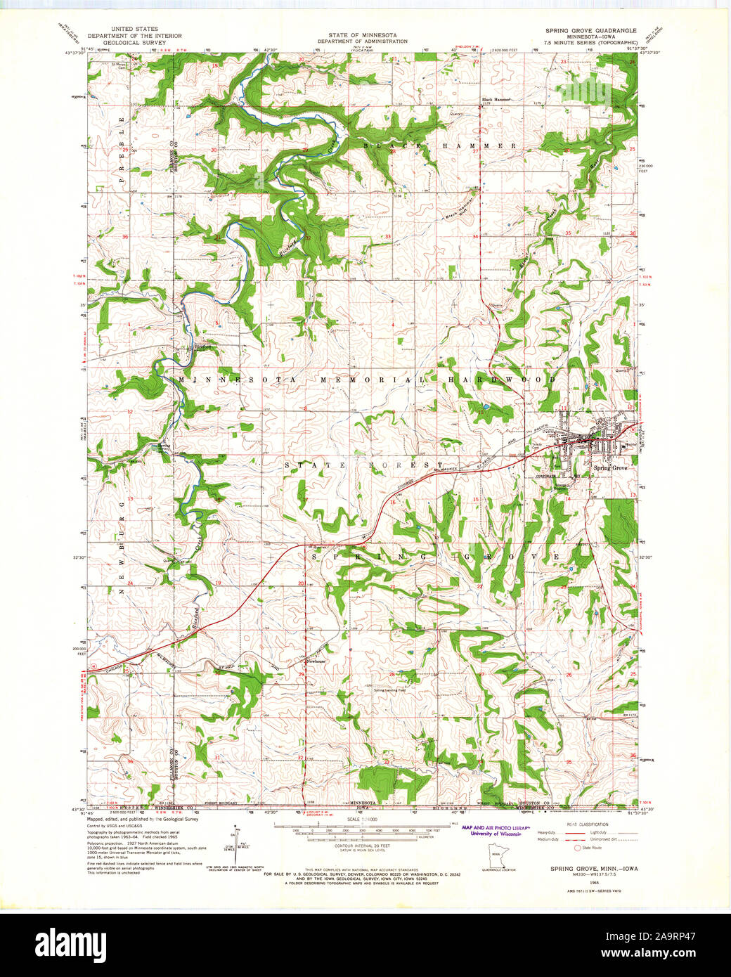 Map of spring grove hires stock photography and images Alamy