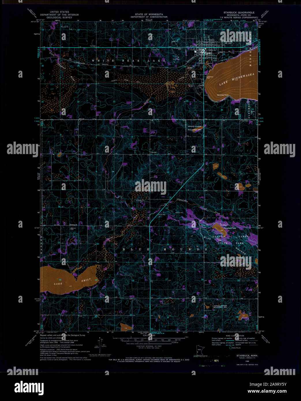 Map of starbuck hires stock photography and images Alamy