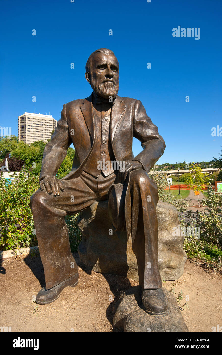 Bronze statues of the founding fathers hires stock photography and