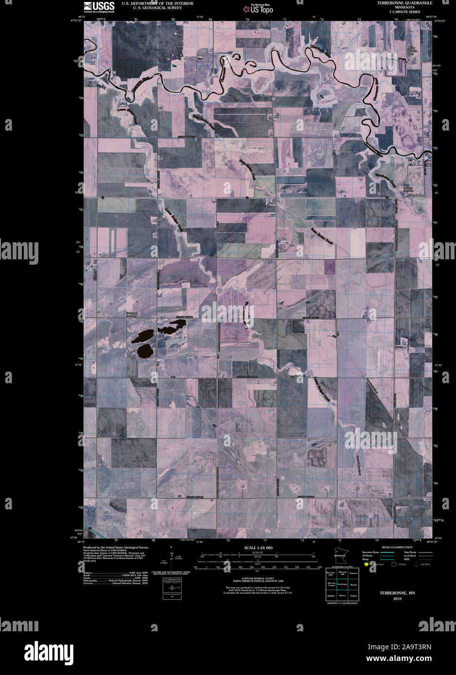 Terrebonne map hires stock photography and images Alamy