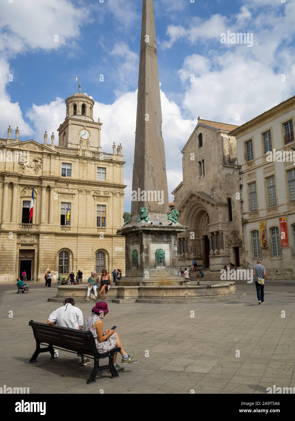 Arles Republic Square Stock Photo