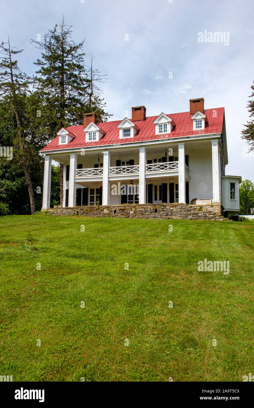 Wild Goose Farm, 2935 Shepherd Grade Road, Shepherdstown, West Virginia Stock Photo