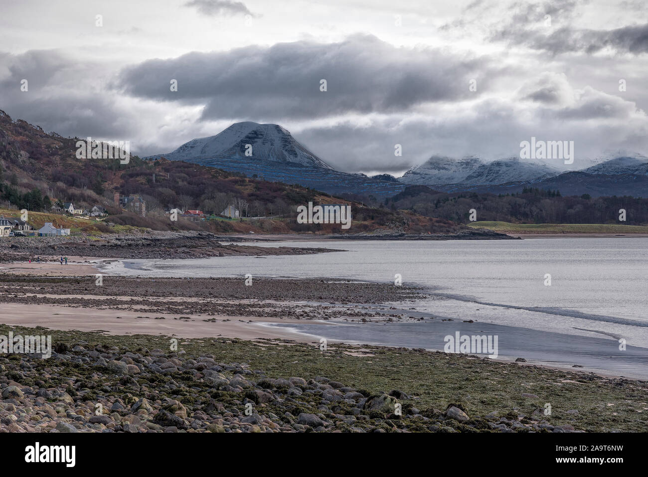 Gairloch beach vista Stock Photo