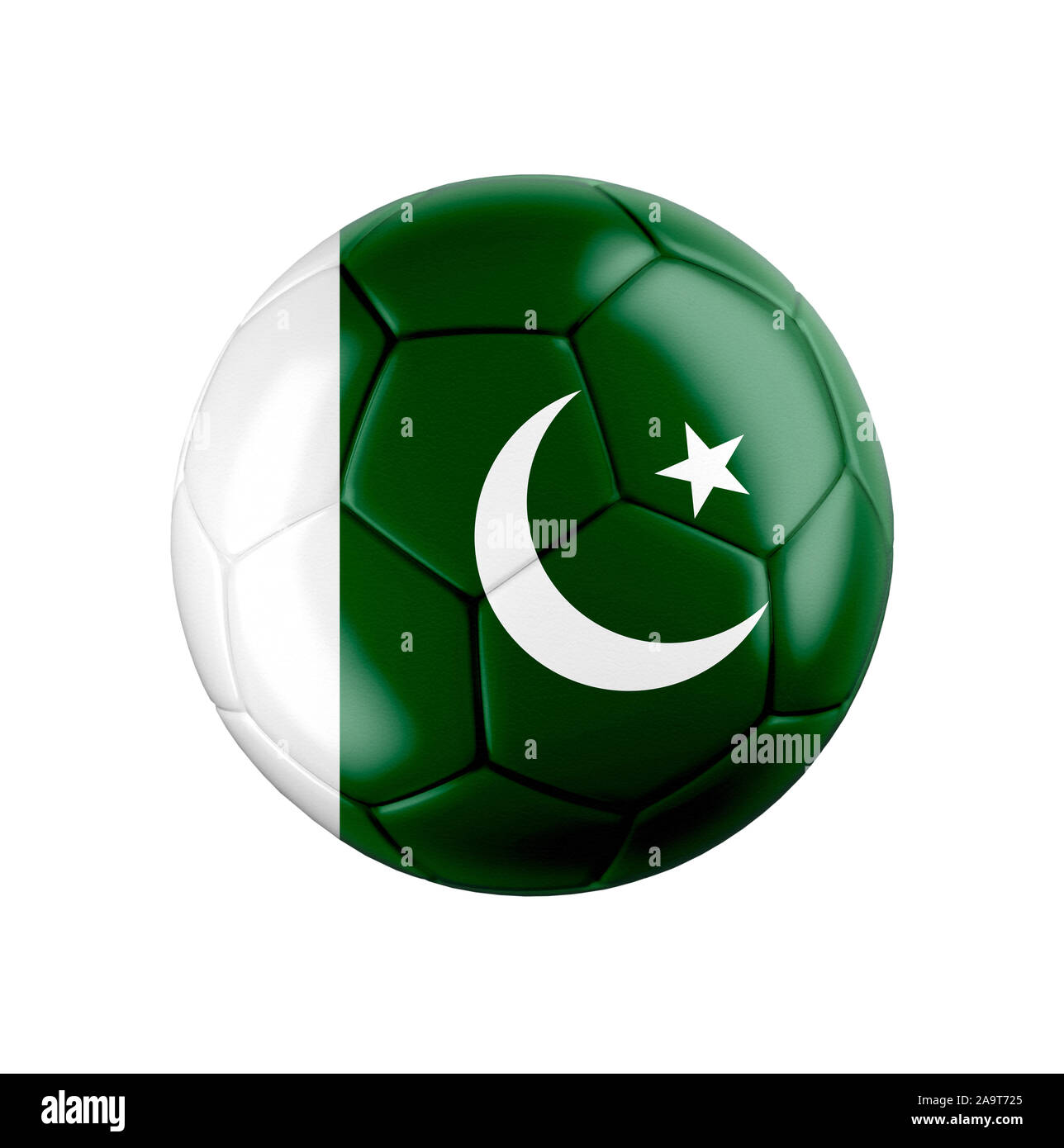 Soccer football ball with flag of Pakistan Stock Photo - Alamy