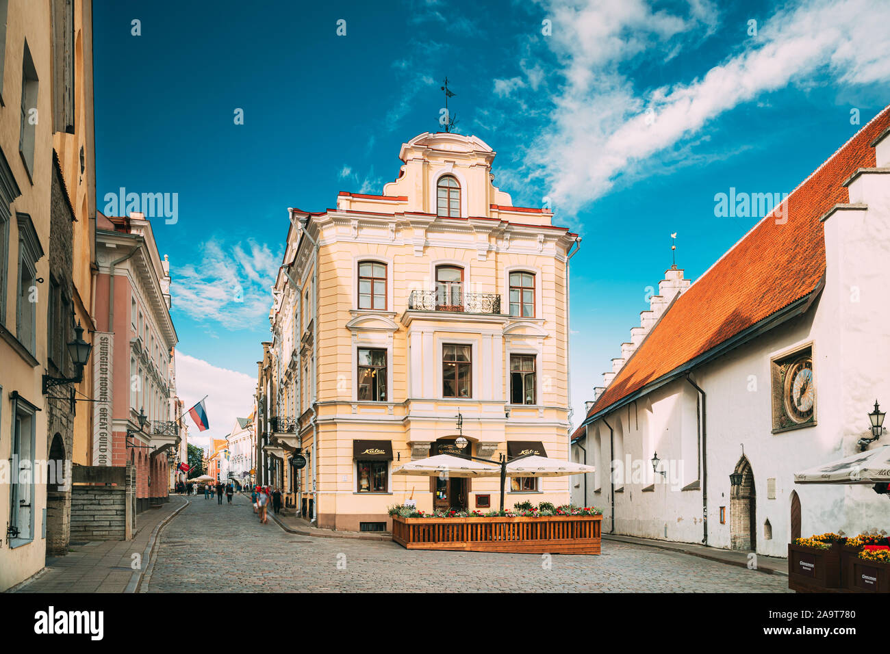 Tallinn, Estonia - July 2, 2019: Museum Of Marzipan In Cafe Miasmokk Near Town Hall Square. Exhibition Of Museum Tells History Of Delicacy From Moment Stock Photo