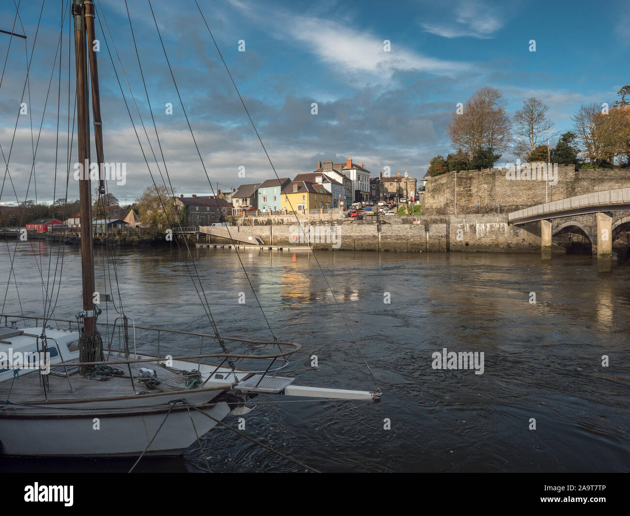 Cardigan, West Wales Stock Photo Alamy