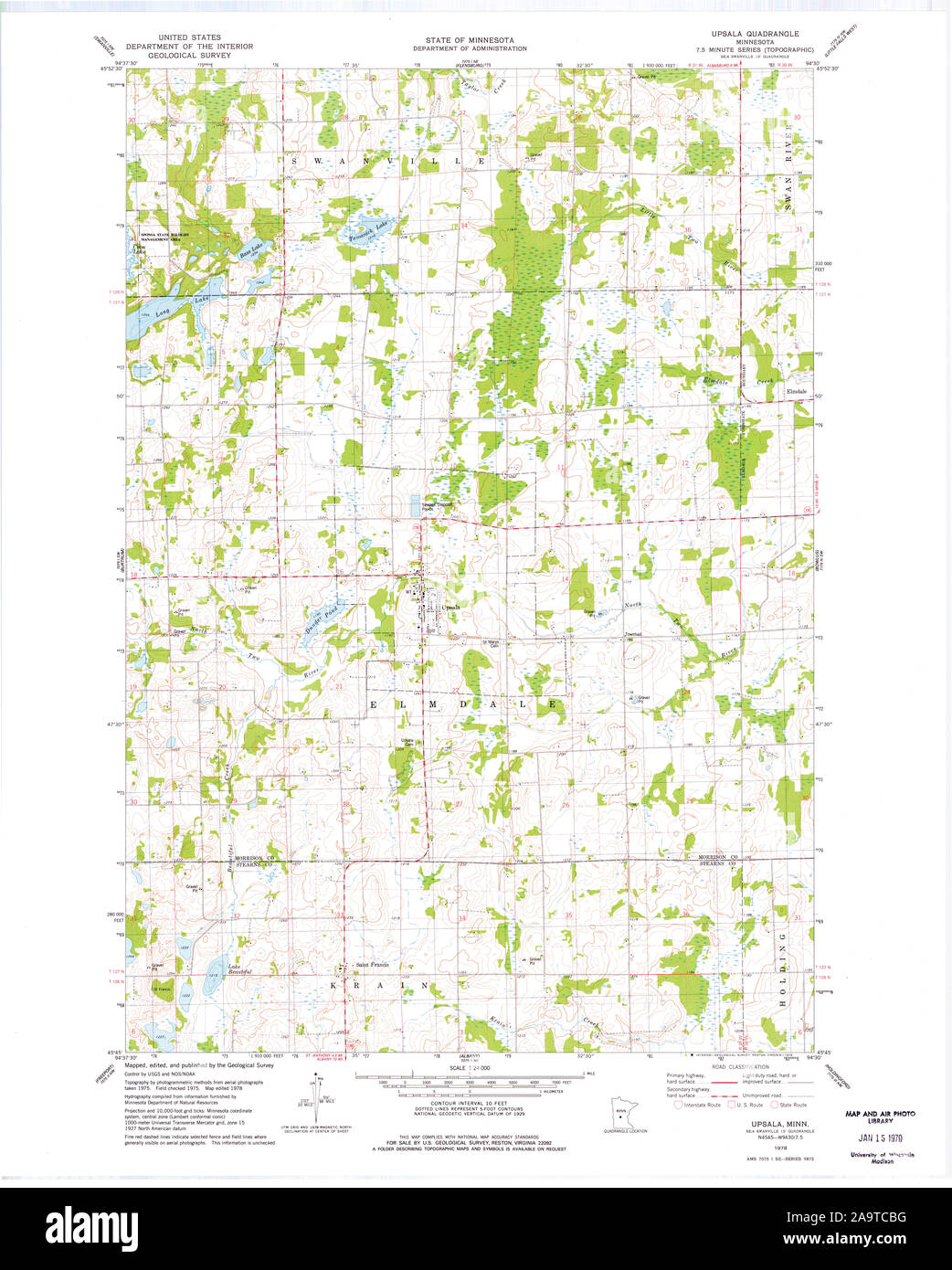 Map of upsala hires stock photography and images Alamy