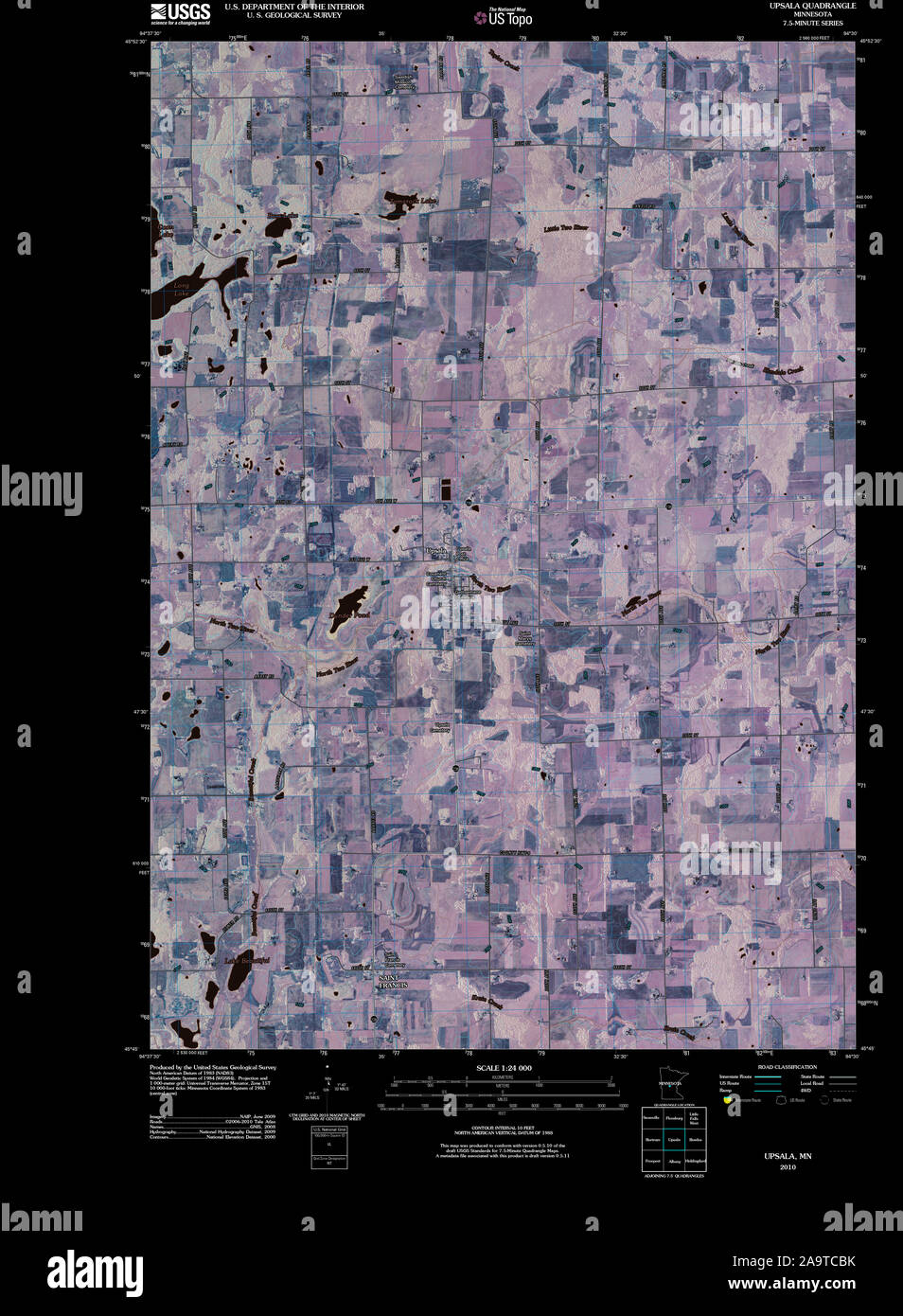 Map of upsala hires stock photography and images Alamy