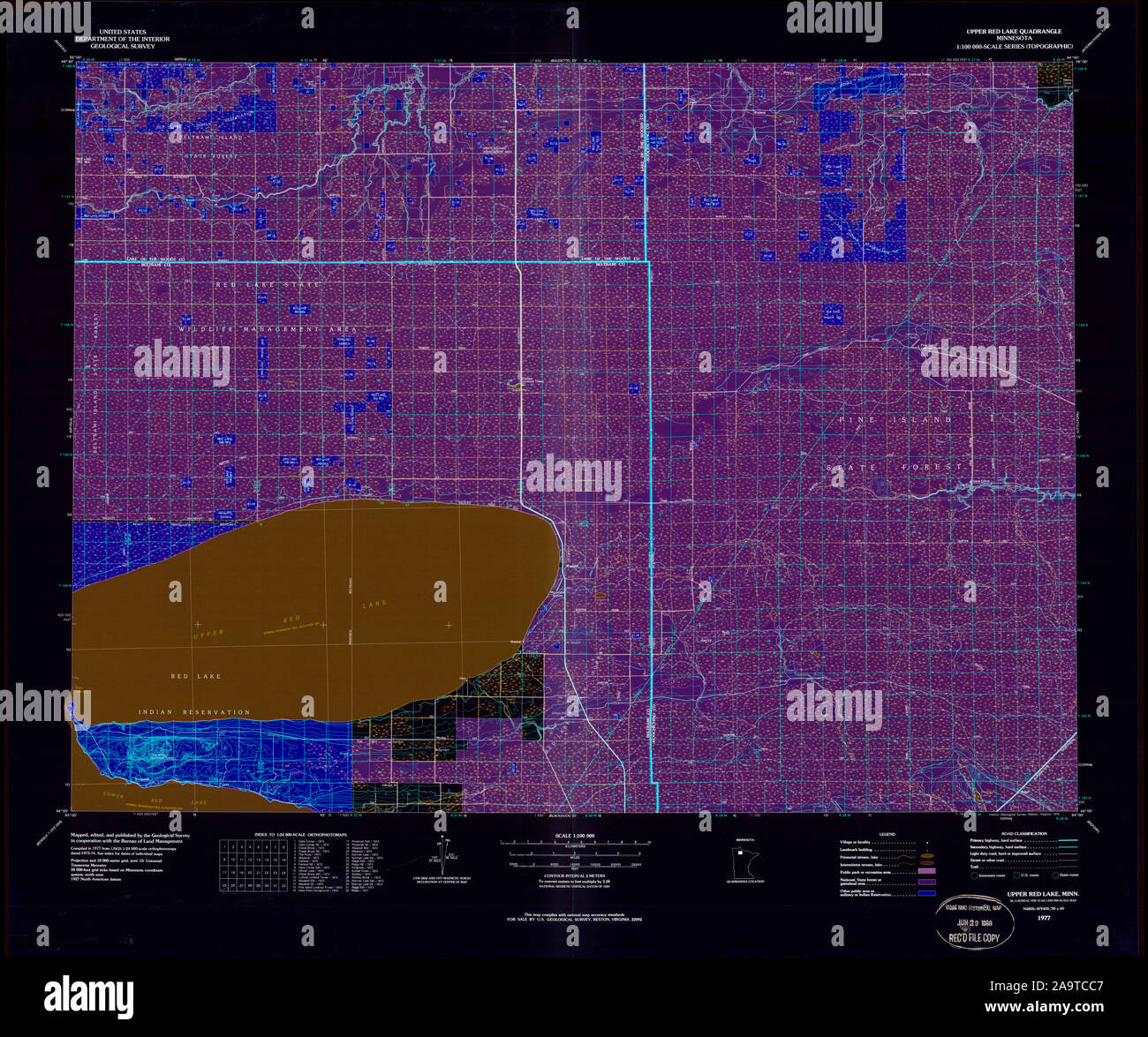 Red lake minnesota map hires stock photography and images Alamy