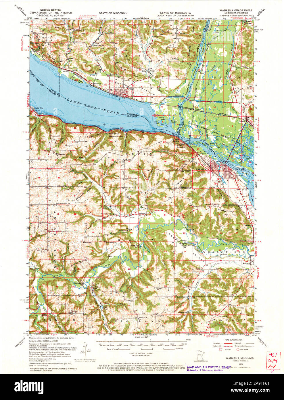 Wabasha minnesota map hires stock photography and images Alamy