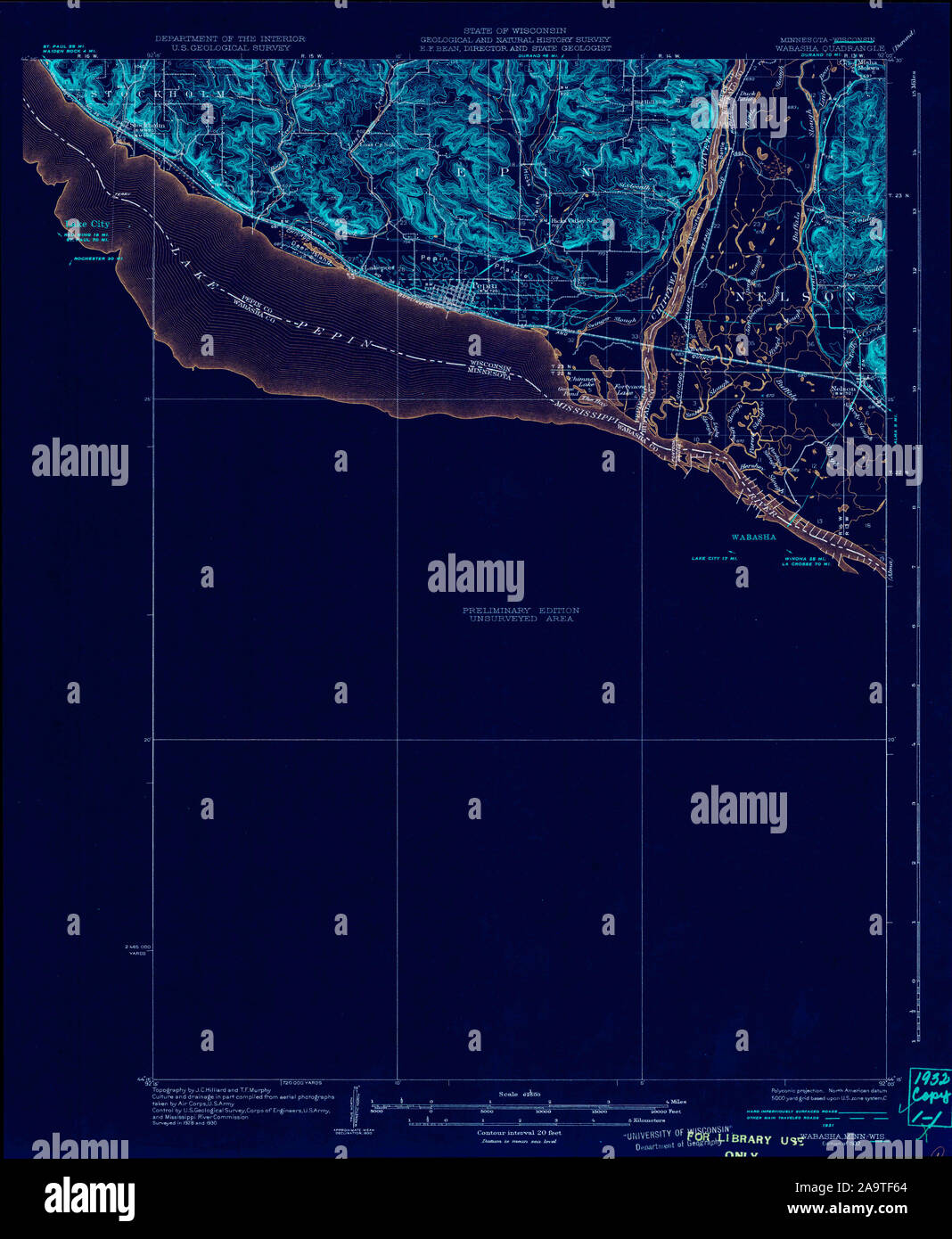 Map of wabasha hires stock photography and images Alamy