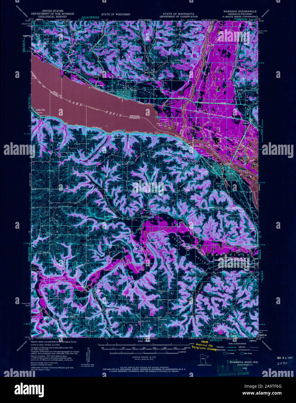 Map of wabasha minnesota hires stock photography and images Alamy