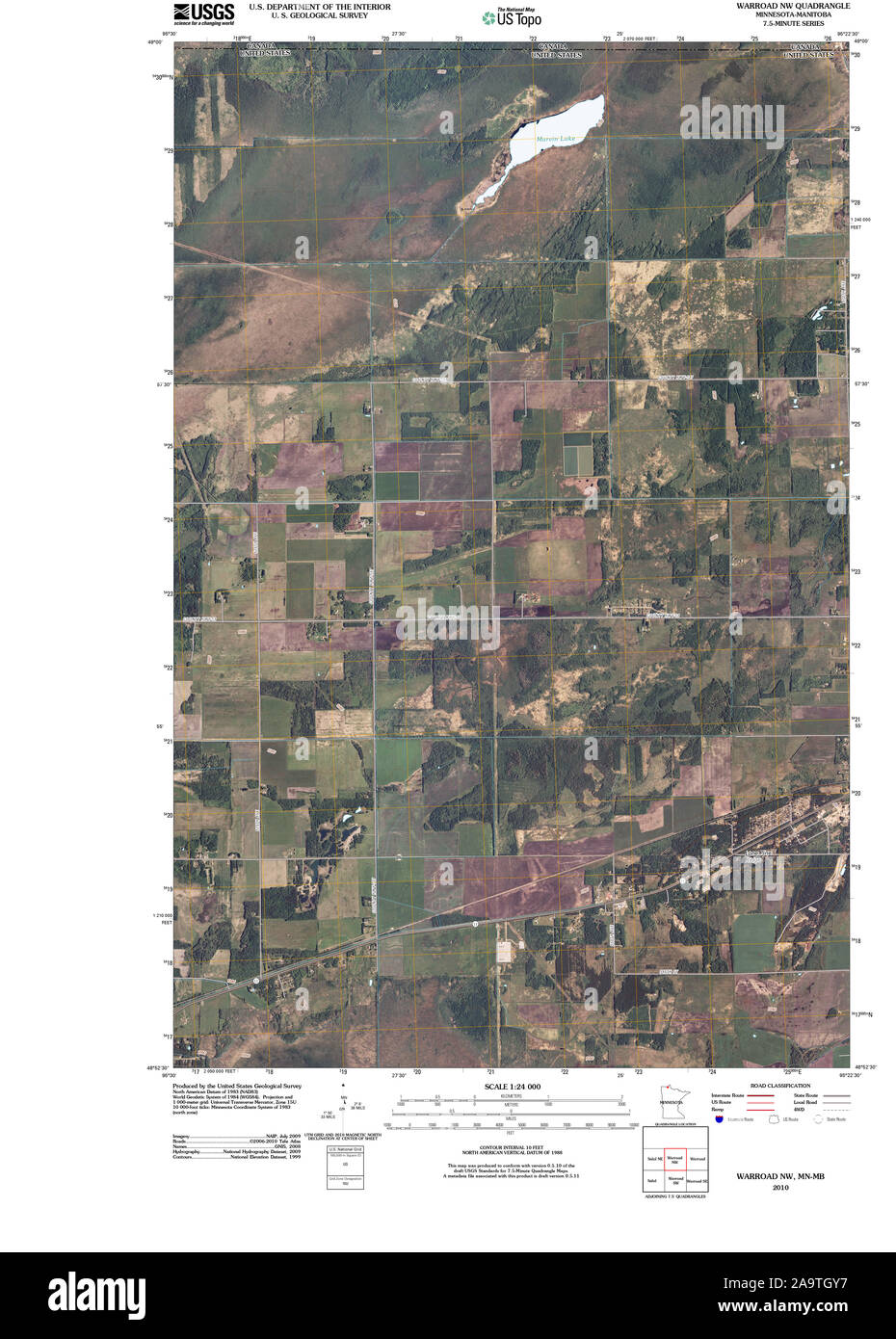 Warroad minnesota map Cut Out Stock Images & Pictures Alamy