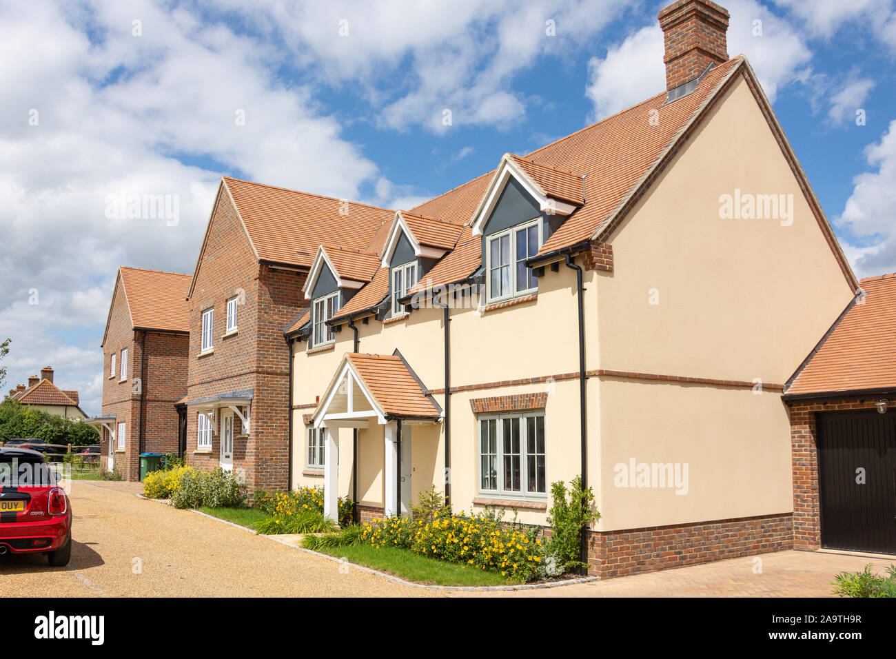 New houses, The Grove, Cricketers Way, Haddenham, Buckinghamshire