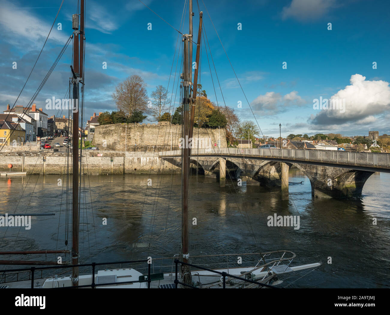 Cardigan, West Wales Stock Photo Alamy