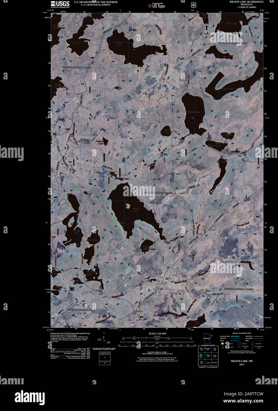 Lake wilson minnesota map hires stock photography and images Alamy