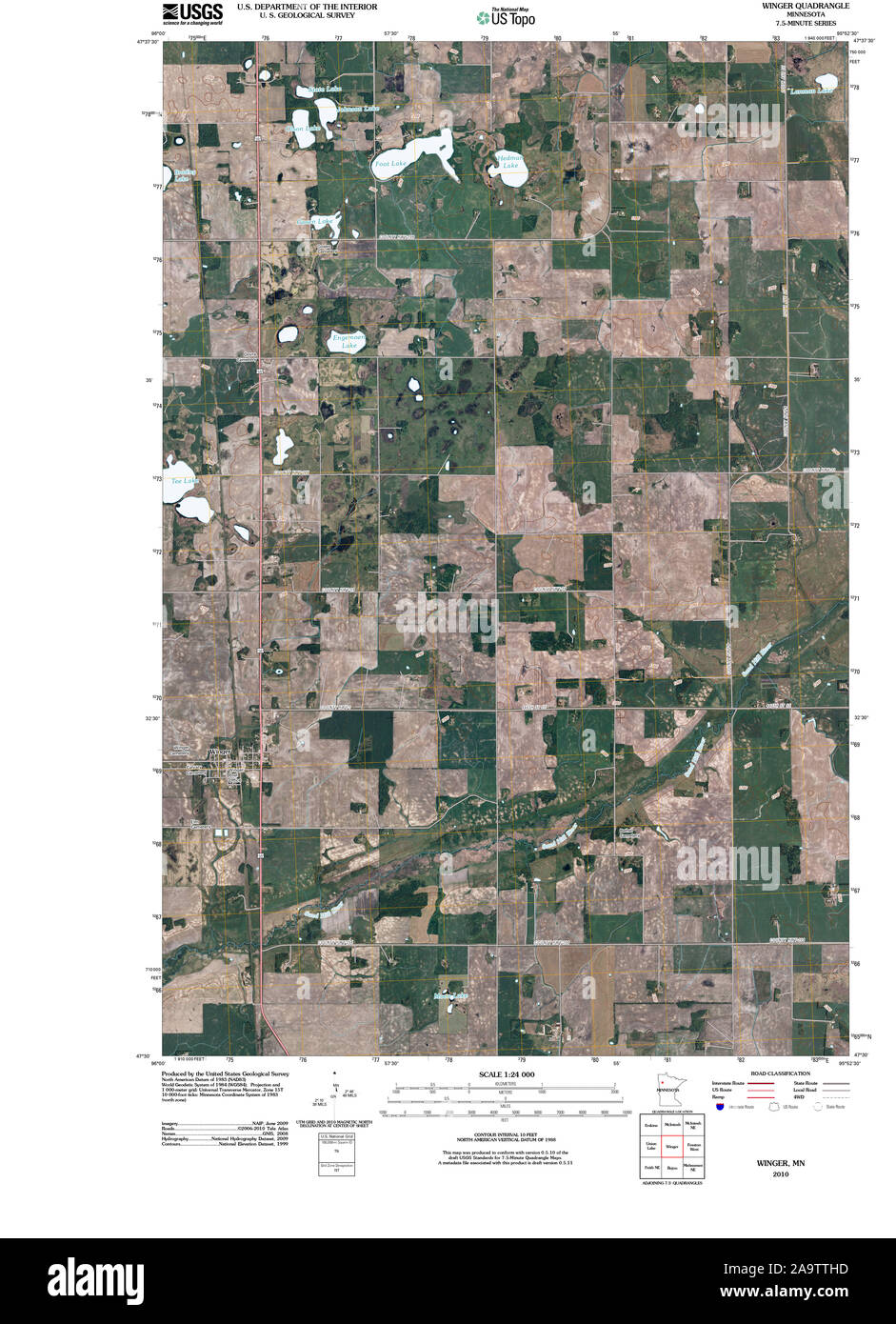 Winger minnesota map Cut Out Stock Images & Pictures Alamy