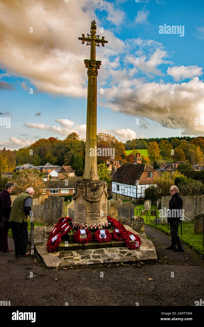 A view of Westerham, Kent. UK Stock Photo Alamy