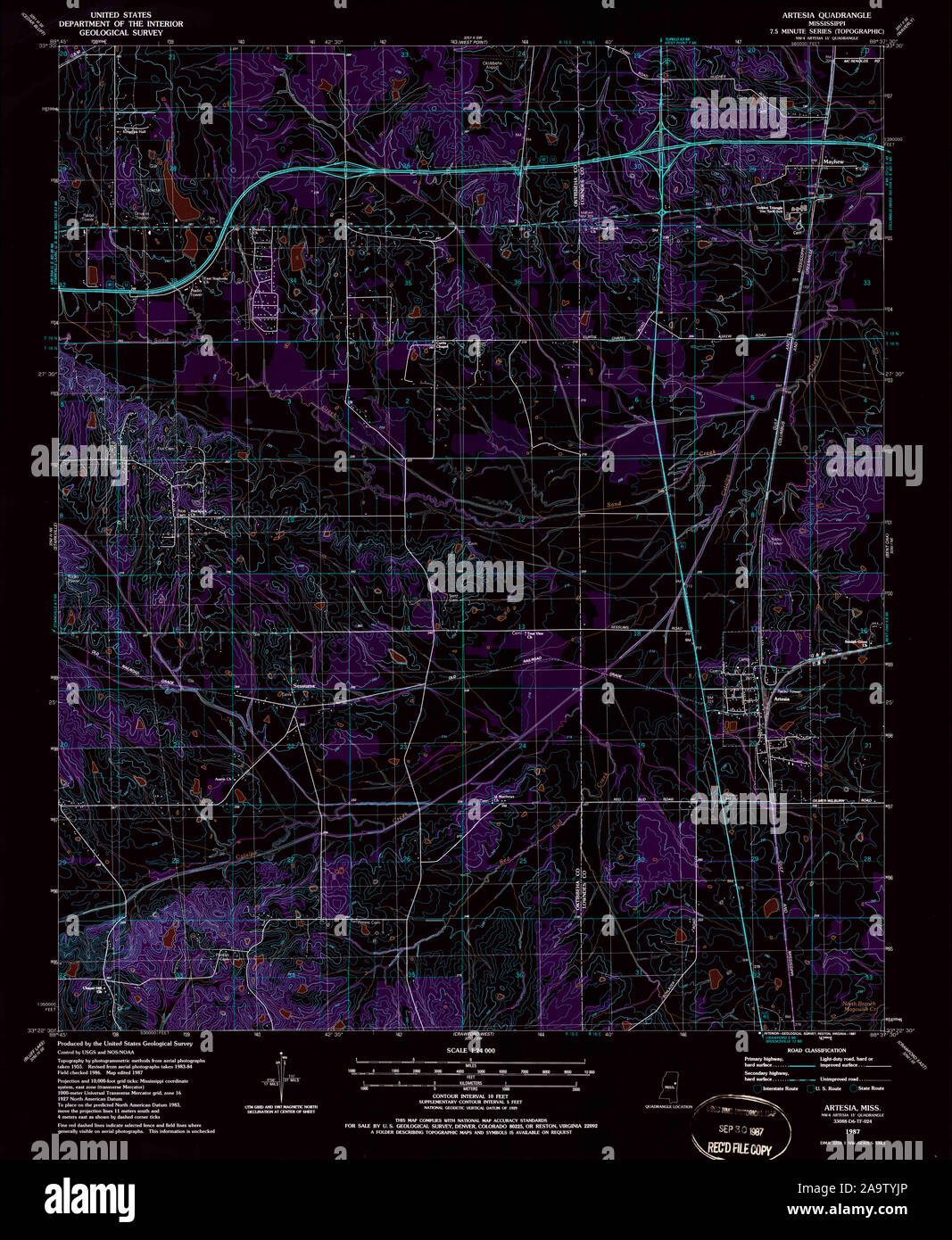 Map of artesia hires stock photography and images Alamy