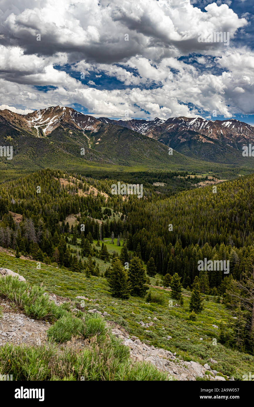 The Sawtooth National Forest covers two million acres in southern Idaho