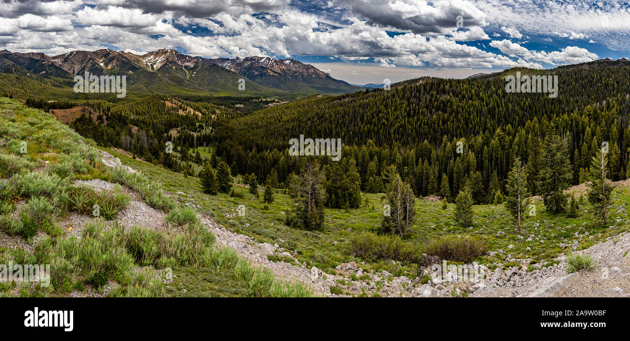 The Sawtooth National Forest covers two million acres in southern Idaho