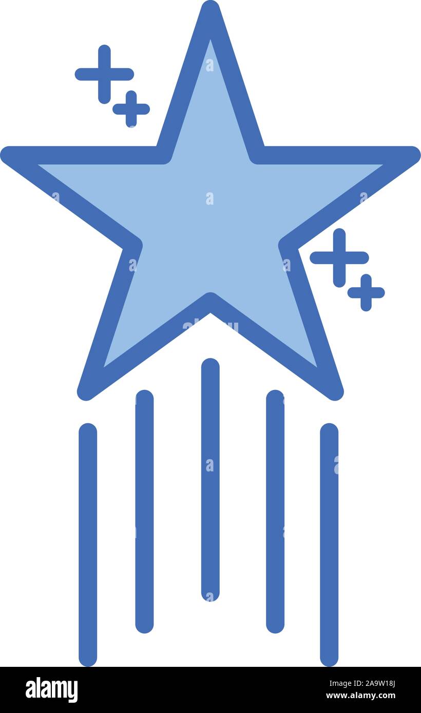 star five pointed fill style icon vector illustration design Stock ...