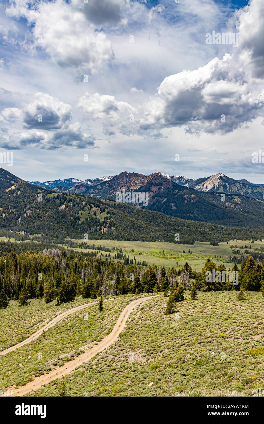 The Sawtooth National Forest covers two million acres in southern Idaho