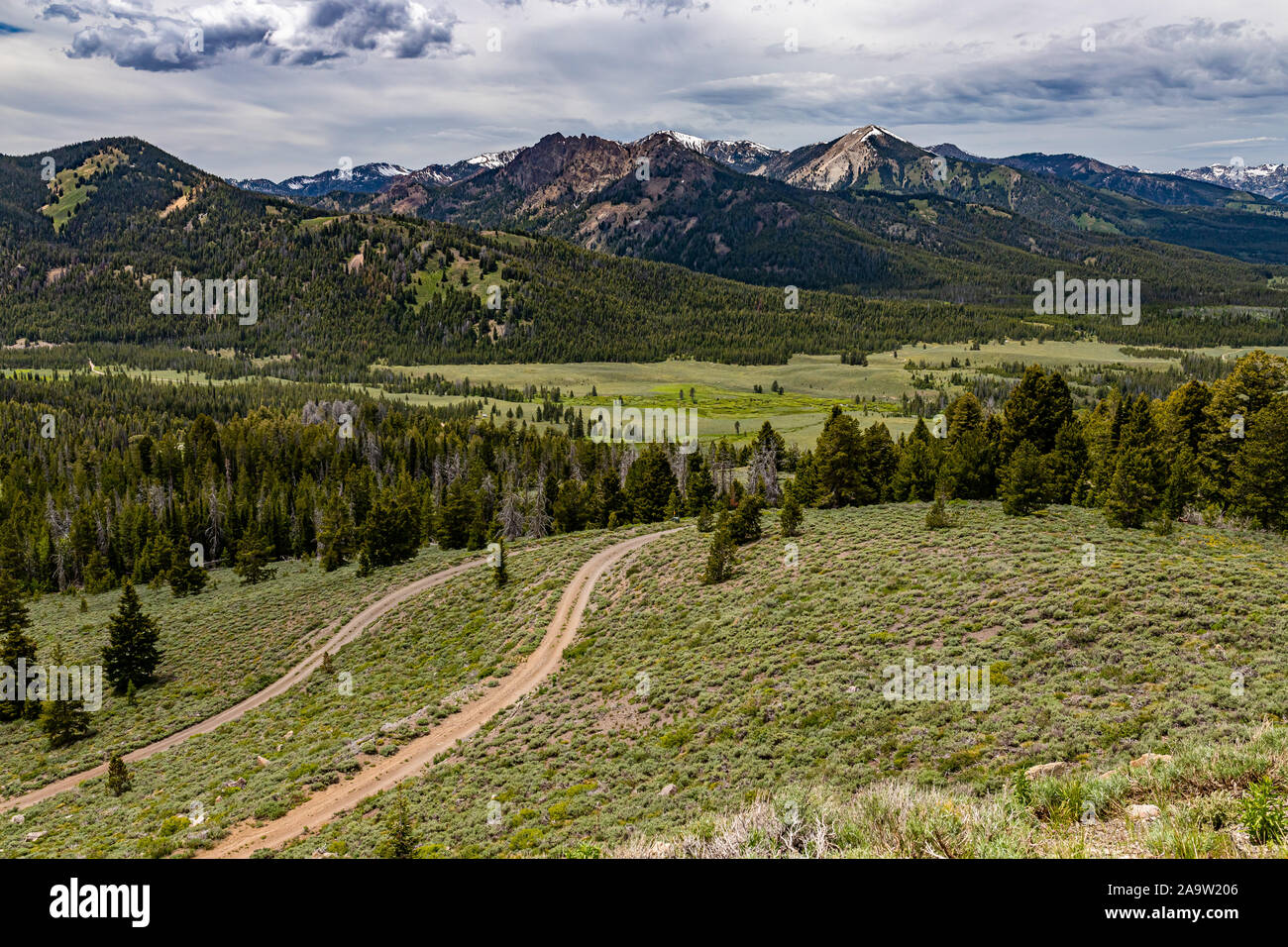 The Sawtooth National Forest covers two million acres in southern Idaho