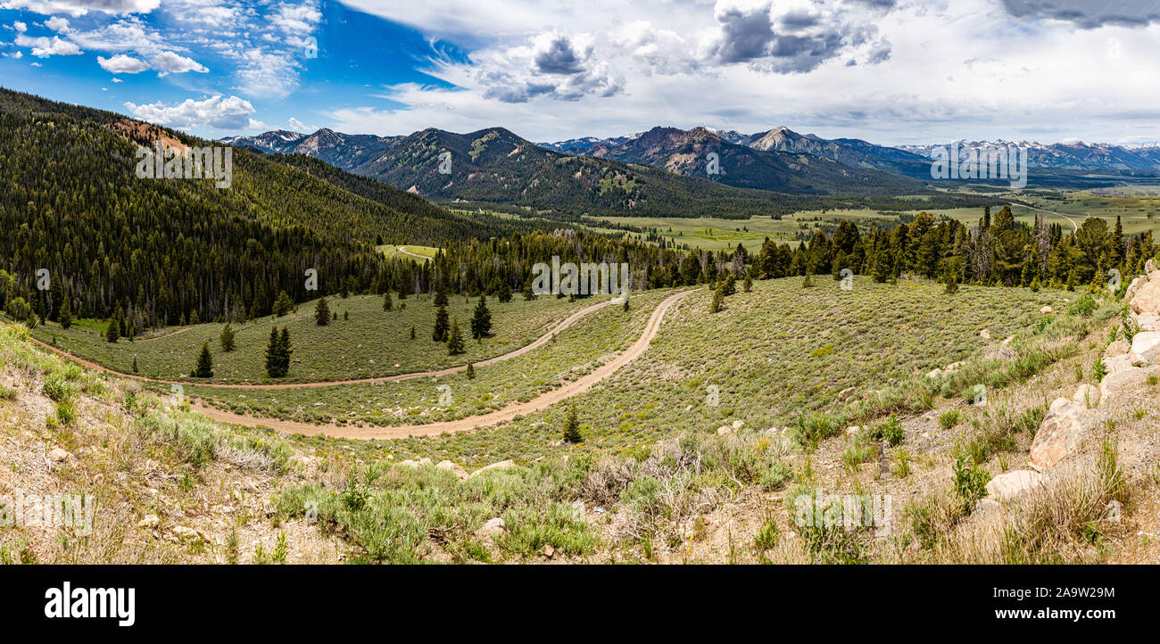 The Sawtooth National Forest covers two million acres in southern Idaho