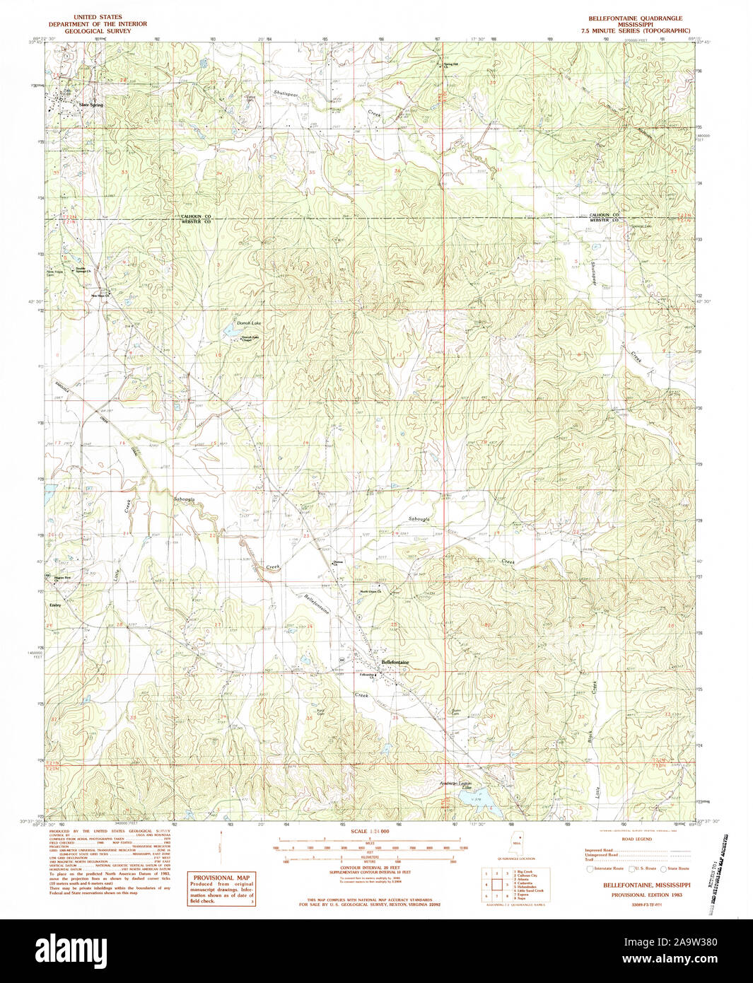 Map of bellefontaine hires stock photography and images Alamy