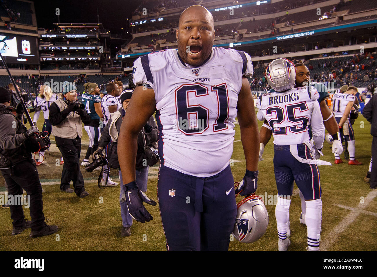 New england patriots offensive tackle marcus cannon 61 hi res stock