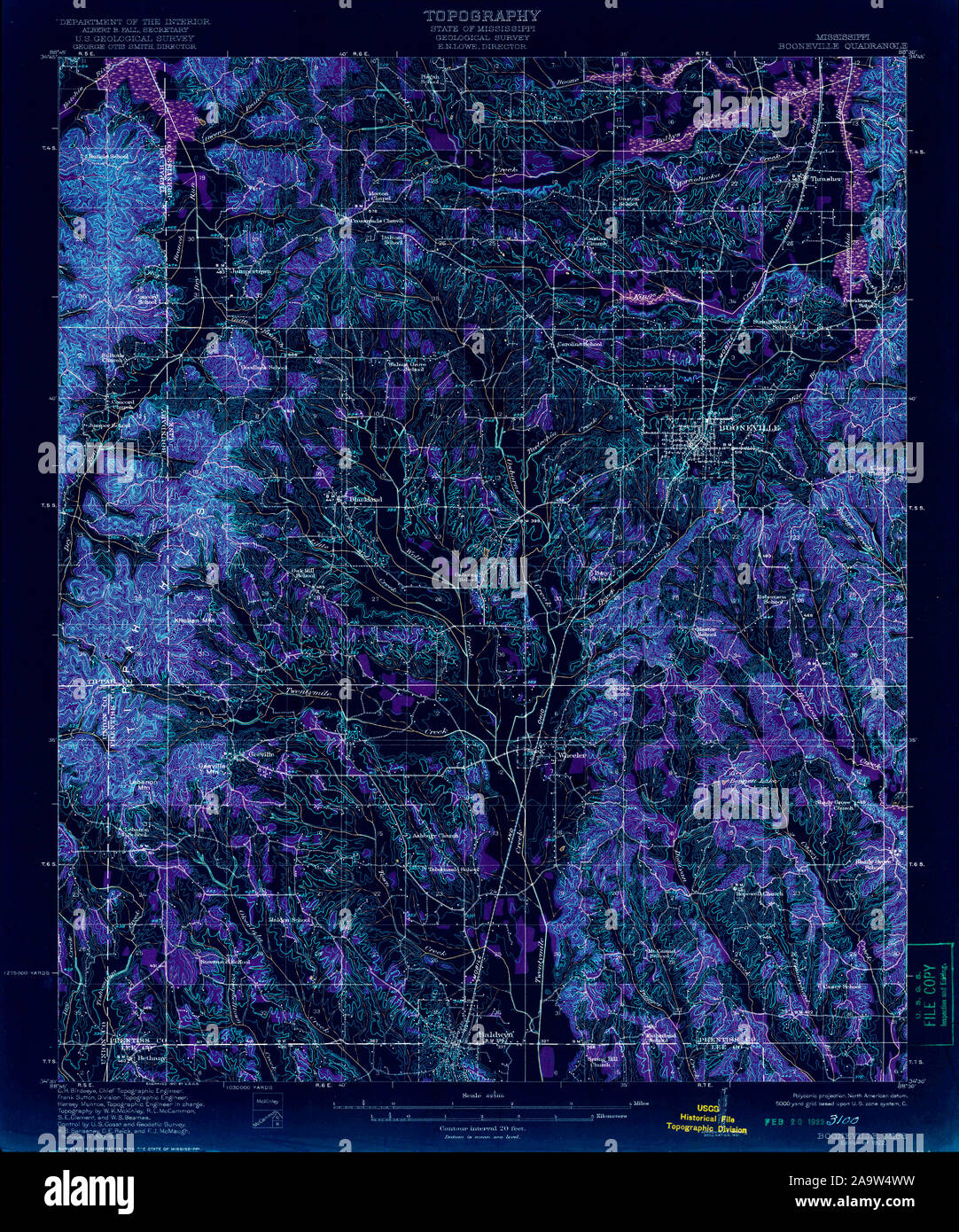 Booneville mississippi map hires stock photography and images Alamy