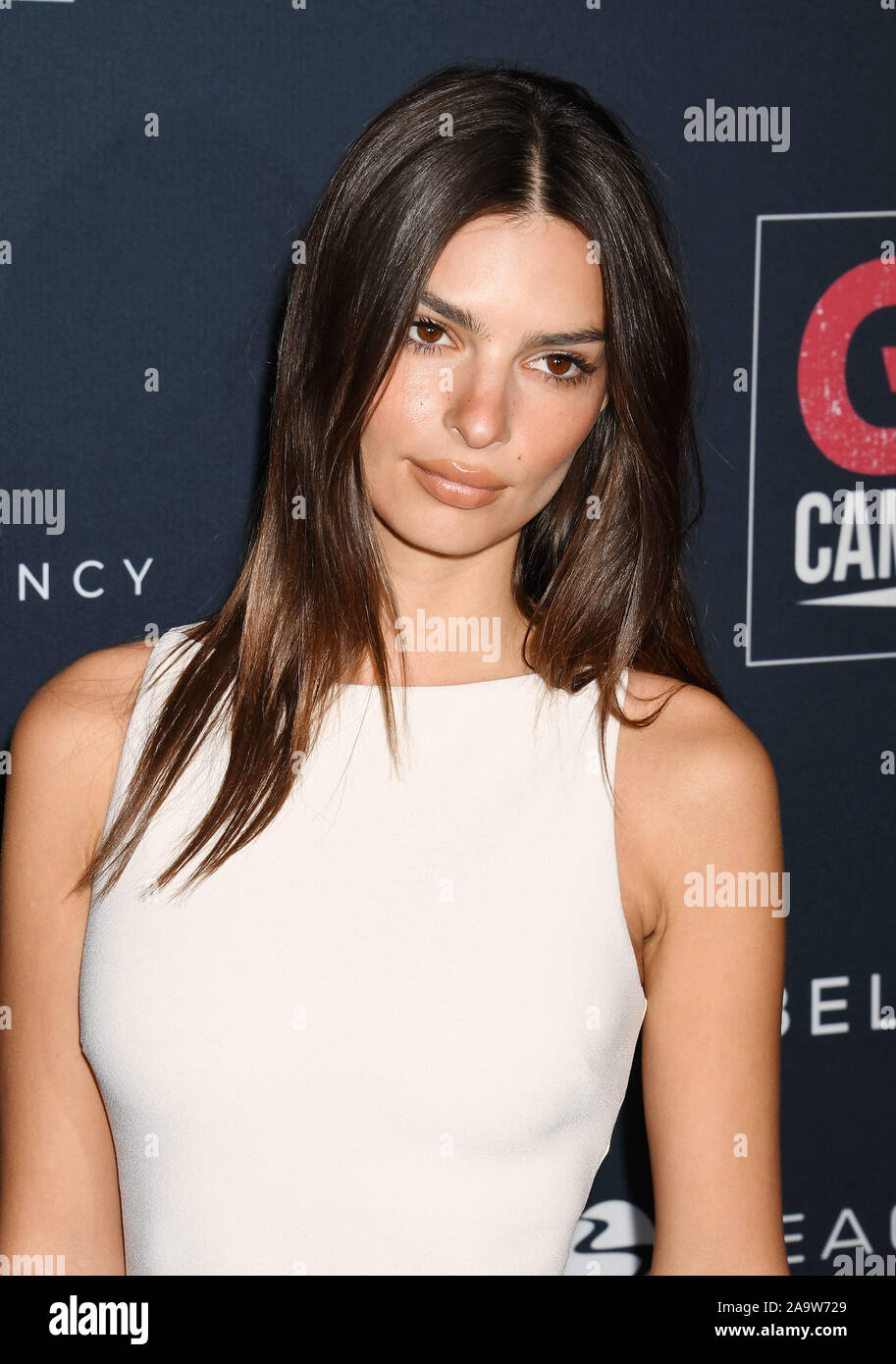 HOLLYWOOD, CA - NOVEMBER 16: Emily Ratajkowski attends the Go Campaign