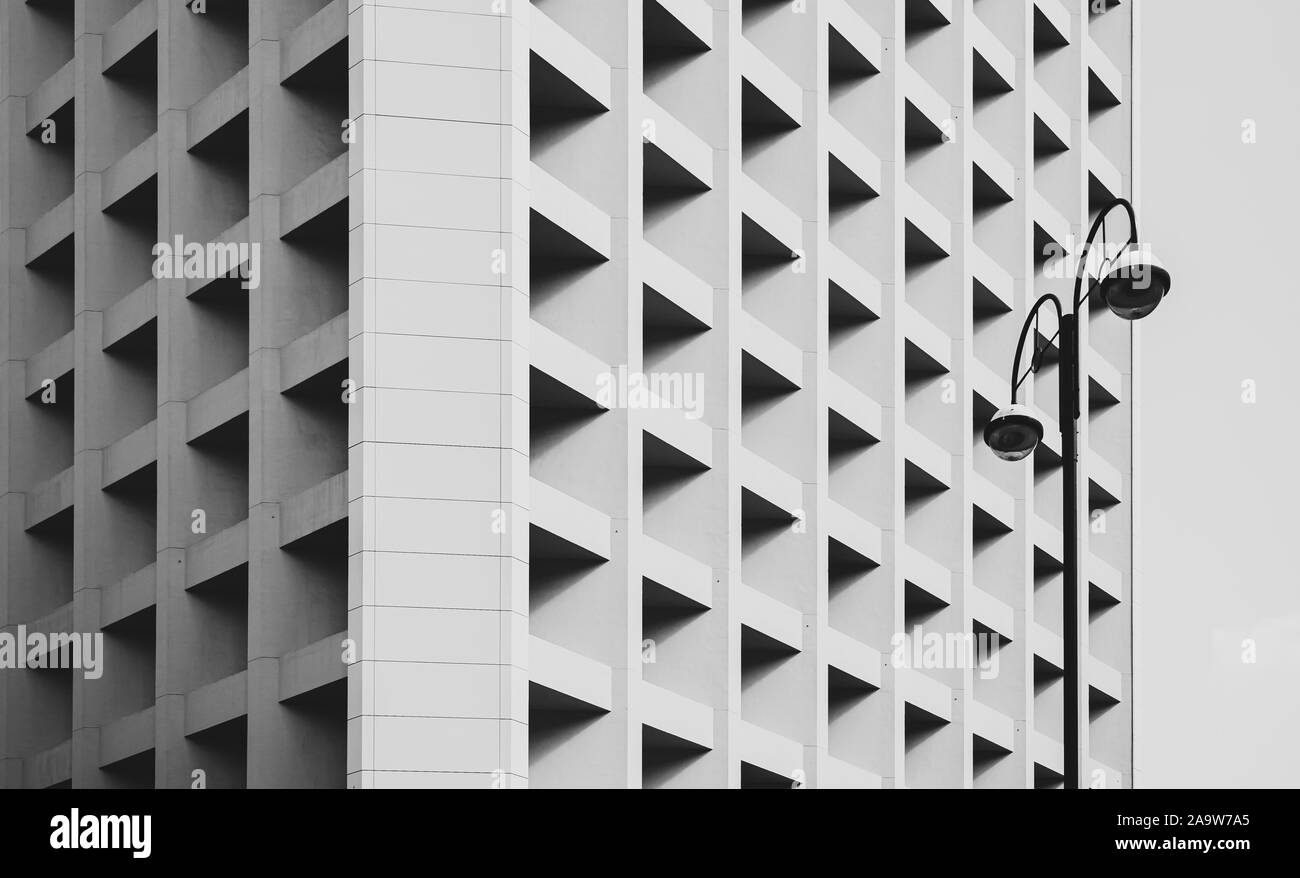 Modern Architecture, image on black and white Stock Photo - Alamy