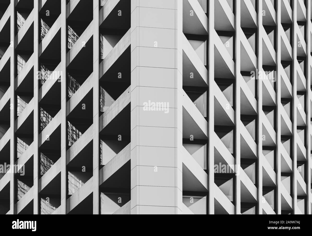Modern Architecture, image on black and white Stock Photo - Alamy