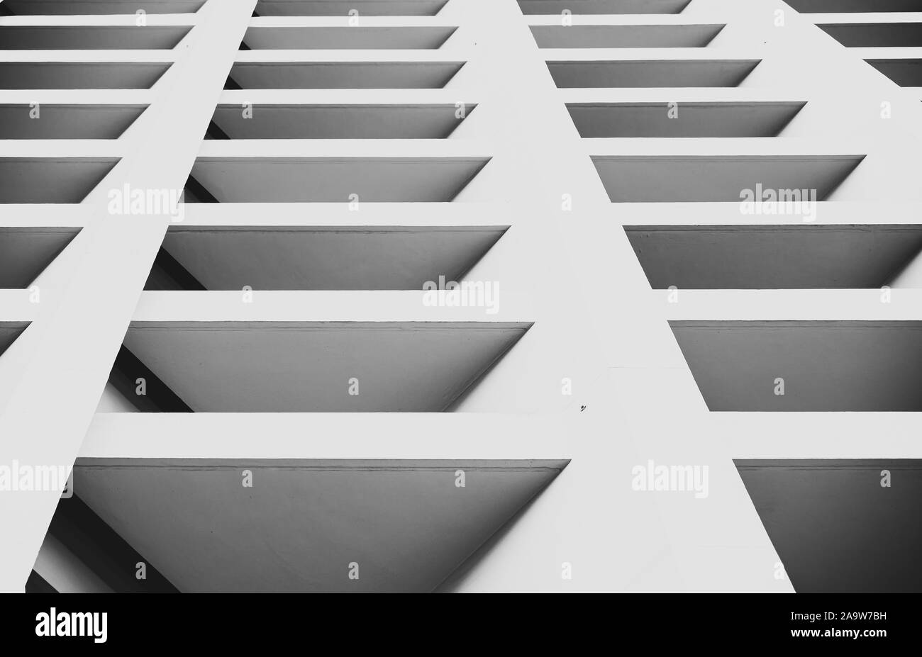 Modern Architecture, image on black and white Stock Photo - Alamy