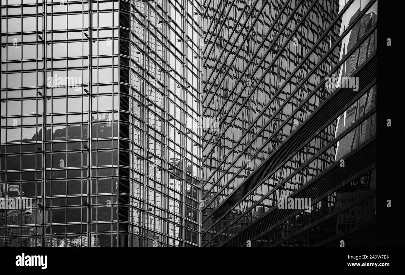 Modern Architecture, image on black and white Stock Photo - Alamy