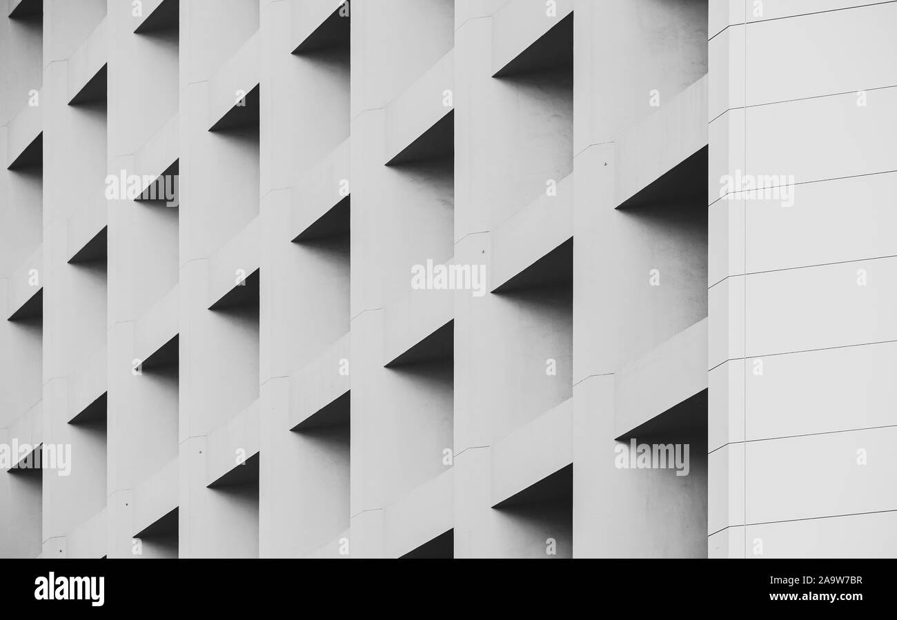 Modern Architecture, image on black and white Stock Photo - Alamy