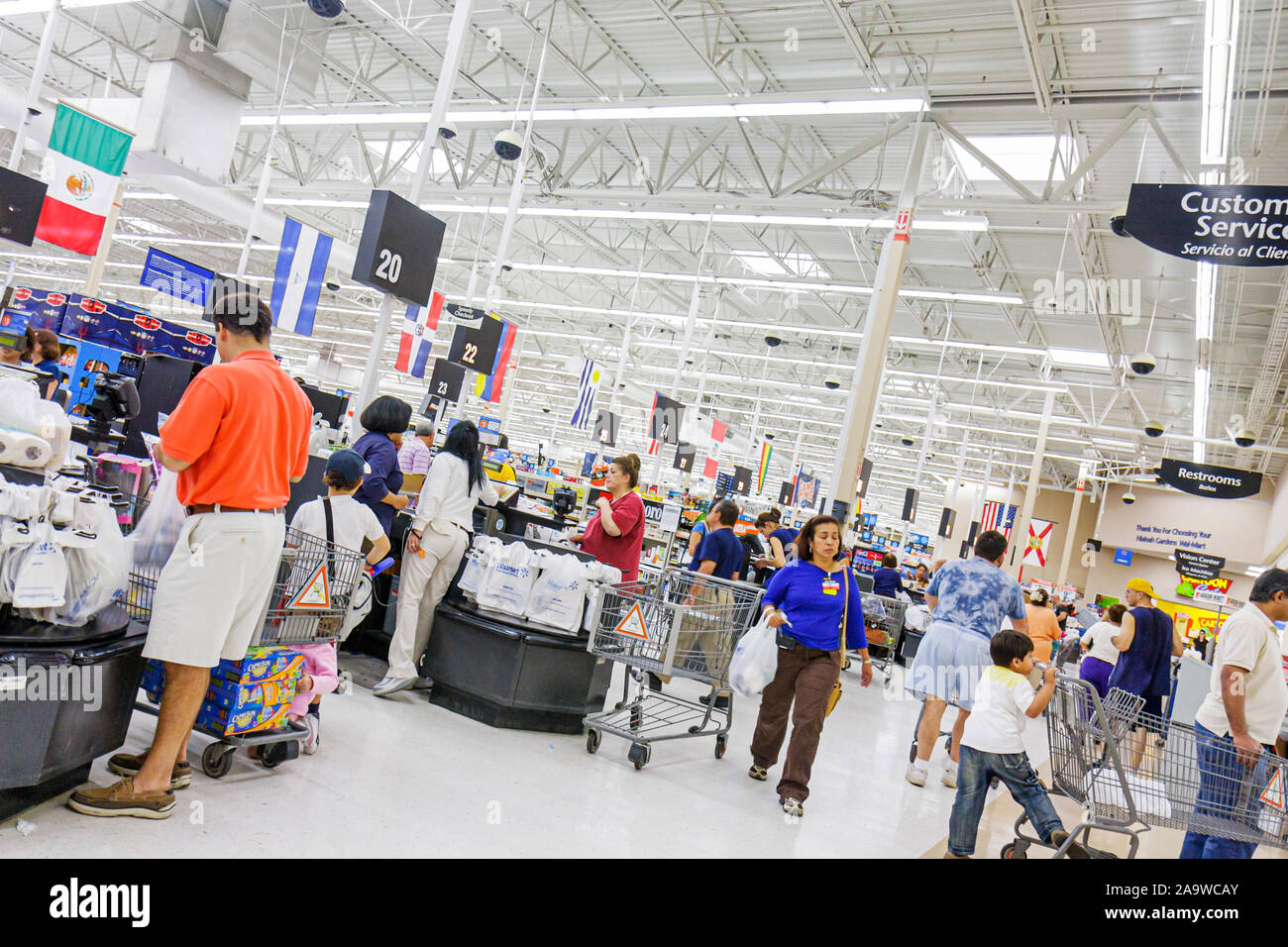 Florida, FL, South, Miami, Hialeah, WalMart, Walmart, shopping shopper